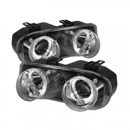 Ксеноновые фары, Spyder Auto, для Acura Integra,  LED Halo -Chrome